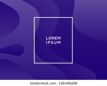Wavy geometric background. Trendy gradient shapes composition. Eps10 vector.
