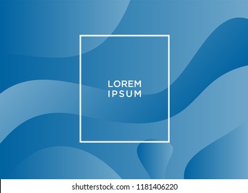 Wavy geometric background. Trendy gradient shapes composition. Eps10 vector.