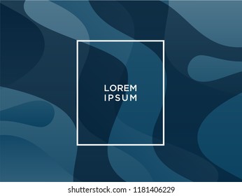 Wavy geometric background. Trendy gradient shapes composition. Eps10 vector.