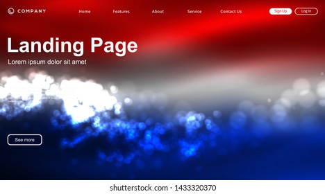 Wavy geometric background. Trendy gradient shapes composition. Eps10 vector. Vector illustration