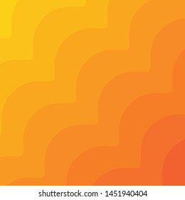 Wavy geometric background. Trendy gradient shapes composition.