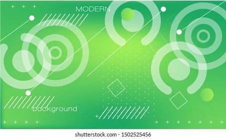 Wavy geometric background. Trendy gradient shapes composition. Eps10 vector. - Vector