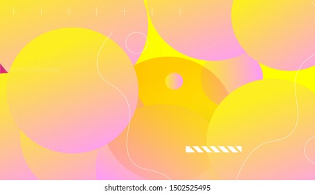 Wavy geometric background. Trendy gradient shapes composition. Eps10 vector. - Vector