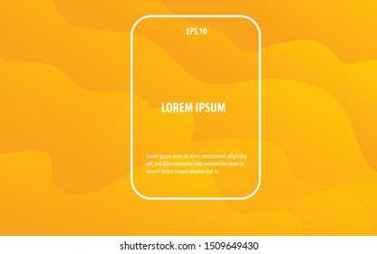 Wavy geometric background. Trendy gradient shapes composition. Eps10 vector