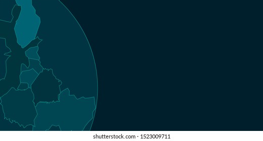 Wavy geometric background. Trendy gradient shapes composition. Eps10 vector.