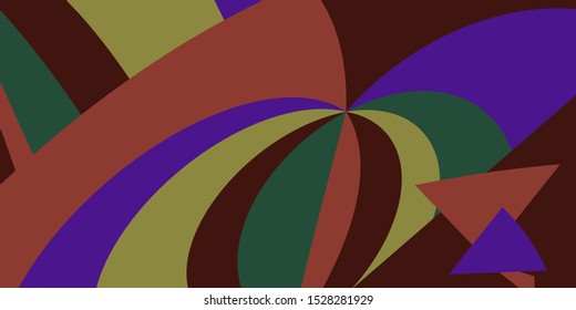 Wavy geometric background. Trendy gradient shapes composition. Eps10 vector.