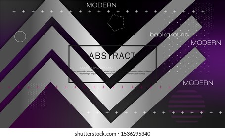 Wavy geometric background. Trendy gradient shapes composition. Eps10 vector. - Vector