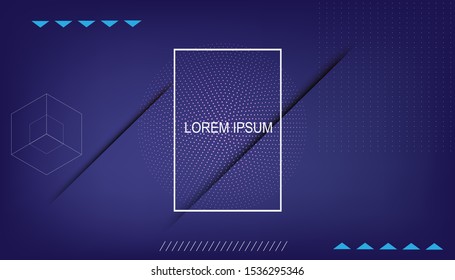 Wavy geometric background. Trendy gradient shapes composition. Eps10 vector. - Vector