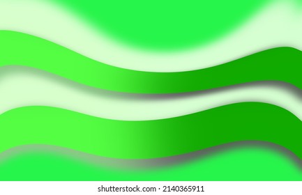 Wavy geometric background. Trendy gradient shape composition