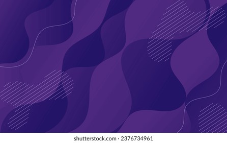 Fondo geométrico ondulado. Composición de formas de color de degradado de moda. Vector Eps10.