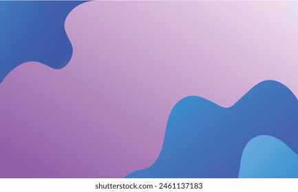 Wellenförmiger geometrischer Hintergrund. Trendige Gradienten-Formen-Komposition. EPS10-Vektorgrafik.
