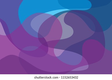 	
Wavy geometric background. Trendy shapes of the river forms the composition. Eps10 vector.