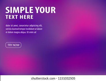 Wavy geometric background. Ultra Violet Trendy gradient color shapes composition. Eps10 vector.