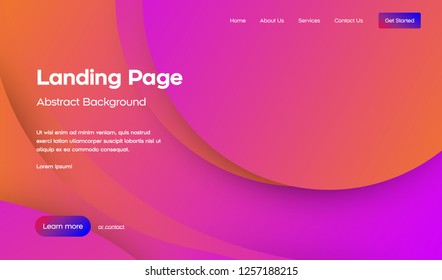 Wavy geometric background. Use for modern design.Futuristic design posters.Trendy gradient shapes composition. Eps10 vector.