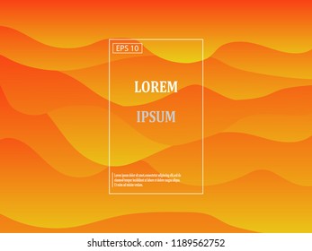 Wavy geometric background.Gradient shapes composition.Eps 10 vector
