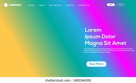 Wavy geometric with fluid design background. Trendy gradient shapes composition. Eps10 vector