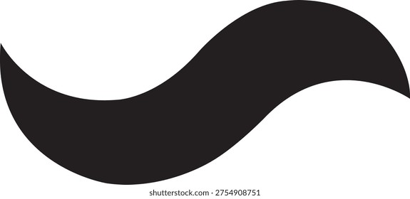 wavy geometric shape abstract wave form modern minimal design flowing curve graphic element decorative motif logo ornament contemporary geometric art pattern element branding symbol poster layout creative composition elegant design resource