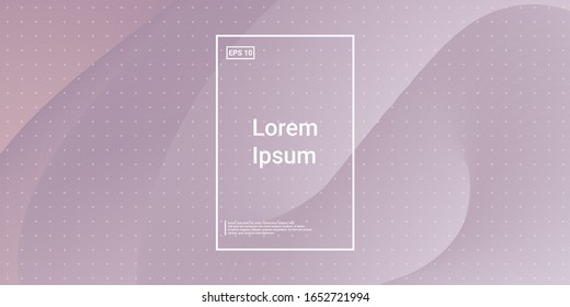 Wavy Geometric Shape. Technology Vector Fluid Layout. Vivid Trend Magazine. Beige Cosmetic Futuristic Background. Modern Horizontal Composition. Abstract  Dynamic Illustration.