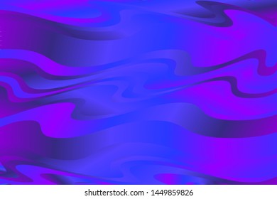 Wavy gradient background.  Bright fluid liquid shapes. Vector illustration. Trendy gradient pattern. Bright neon colors. Abstract creative concept  multicolored blurred backdrop