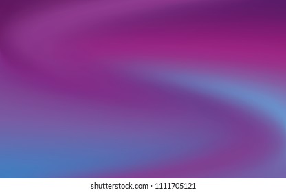 Wavy gradient background. Color, ultraviolet smoke. A blurred pattern. Bright backdrop for screensavers, websites, posters, mobile applications. Vector illustration