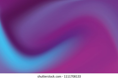 Wavy gradient background. Color, ultraviolet smoke. A blurred pattern. Bright backdrop for screensavers, websites, posters, mobile applications. Vector illustration