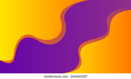 Wavy Gradient Background Modern Neon Colors Stock Vector (Royalty Free ...