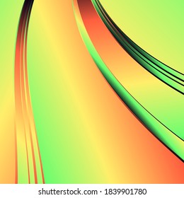 Wavy Gradient spectrum background with Sunset colors