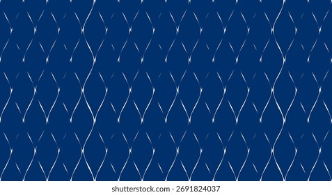 linha de grade ondulada padrão de estilo uniforme desigual. Textura artística branca