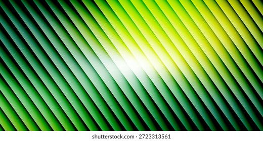 Textura de Vector de vidrio ondulado y estriado. Fondo de gradiente de plástico rayado. Ilustración vectorial