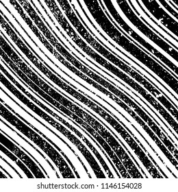 Wavy grunge stripes textures. distressed overlay background .Vector illustration. 