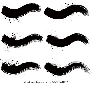 wavy and grungy brush