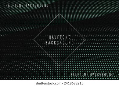 fondo de medio tono ondulado. Dibujo vectorial con estilo de arte pop.