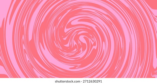 Fundo horizontal ondulado com formas orgânicas líquidas. Ilustração vetor na moda em estilo retro 60s, 70s.