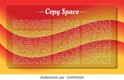 wavy layer background template copy space for poster, banner, or text placement