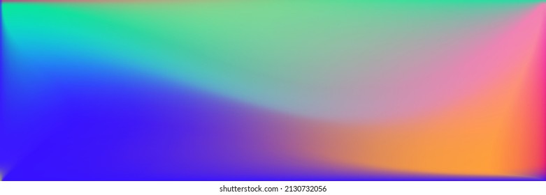 Wavy Light Bright Curve Colorful Gradient Mesh. Sunset Vibrant Blurred Fluid Vivid Gradient Background. Glow Multicolor Water Color Dynamic Smooth Surface. Liquid Sunrise Pastel Neon Sky Background.