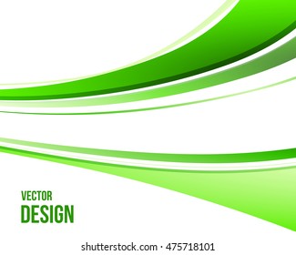 Wavy Light Green White Glossy Bright Stock Vector (Royalty Free ...