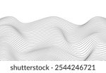 Wavy line abstract background. slanting, oblique geometric pattern. ripple line pattern background. abstract black curve wave lines. wave stripe background