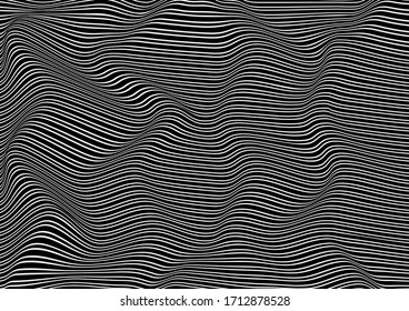 Wavy Line Abstract Background Template Design , Vector and illustration