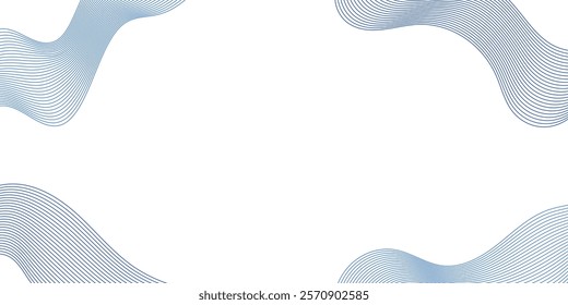 Wavy line gradient background. blended abstract line with gradient coloring.