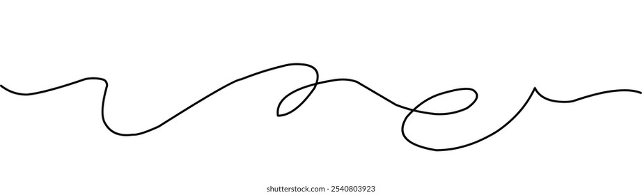 wavy line illustration with curvy abstract squiggles in a psychedelic wiggle design.