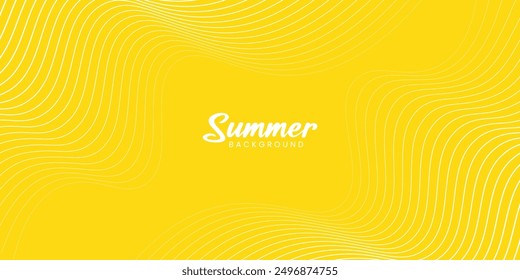 Wavy line nature background. Summer vector illustration.