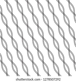 Wavy line pattern on white background.