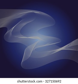 wavy line pattern vector illustration