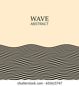 wavy line pattern vector illustration