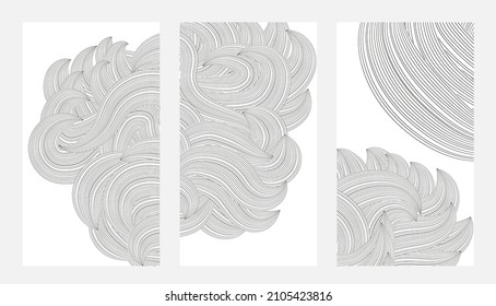  wavy line pattern,vector abstract template