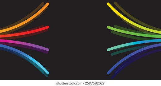 wavy line poster banner. Can be used for business, marketing and advertising. logo graphic design of event summit made for Technology and upcoming events and save the date.