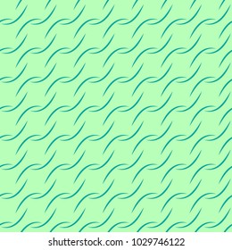 Wavy line seamless pattern. Fashion graphic background design. Modern stylish abstract texture. 