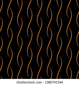 Wavy line seamless pattern. Fashion graphic background design. Modern stylish abstract texture. Colorful template for prints, textiles, wrapping, wallpaper, website etc. Vector illustration