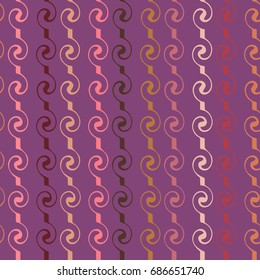 Wavy line seamless pattern. Fashion graphic background design. Modern stylish abstract texture. Colorful template for prints, textiles, wrapping, wallpaper, website etc. VECTOR illustration