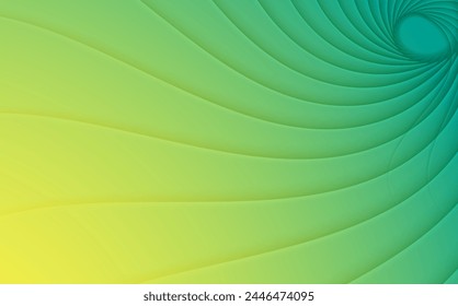 línea ondulada verde liso amarillo elegante diseño de fondo de Vector abstracto